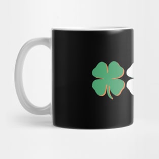 St. Patrick's Day Irish American Flag Shirt Shamrock Mug